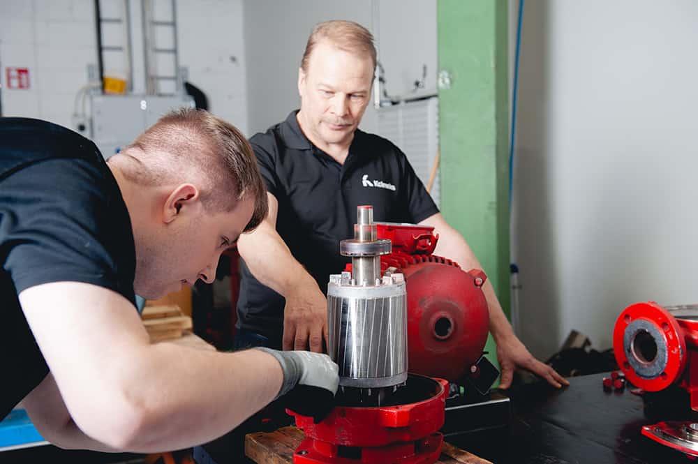 Kolmeks pump maintenance