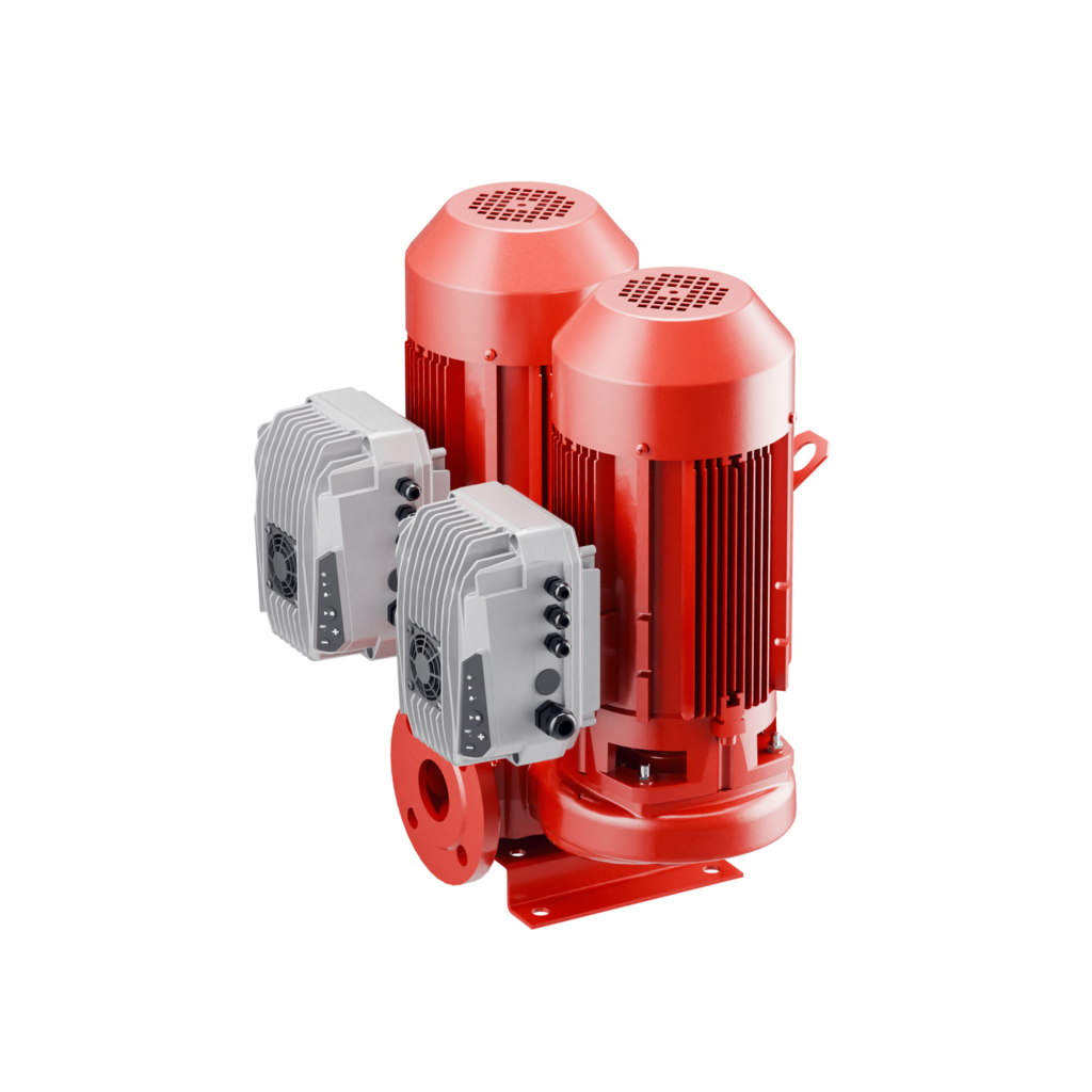 Variable Frequency Drive Controlled Twin Pumps